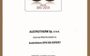 Medal Europejski dla Austrotherm!