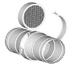 Filtr stalowy okrągły